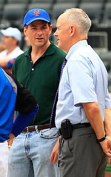 Investor David Einhorn (left) withdrew his $200 million bid for a stake in the Mets