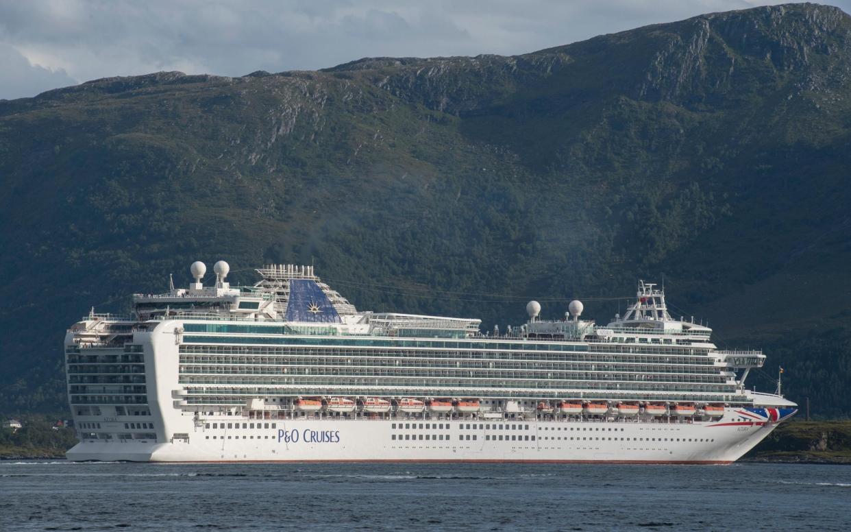 P&O Cruises cruise ship - JAMES D MORGAN