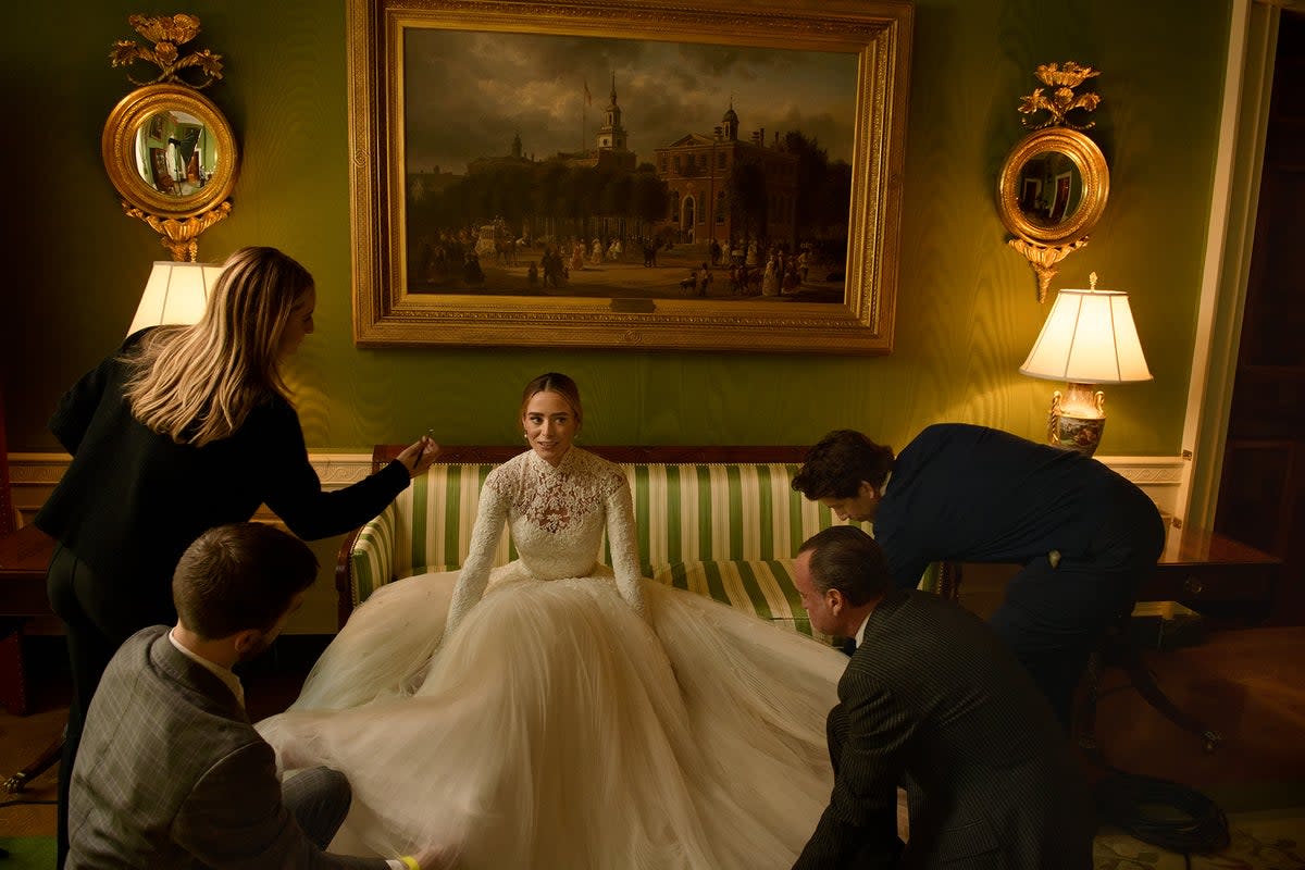 The eldest granddaughter of Joe Biden, Naomi Biden, wed at the White House last week (Norman Jean Roy/Vogue)