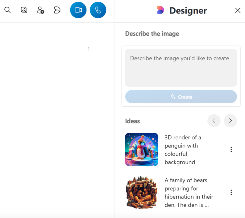 A redesigned image creator.