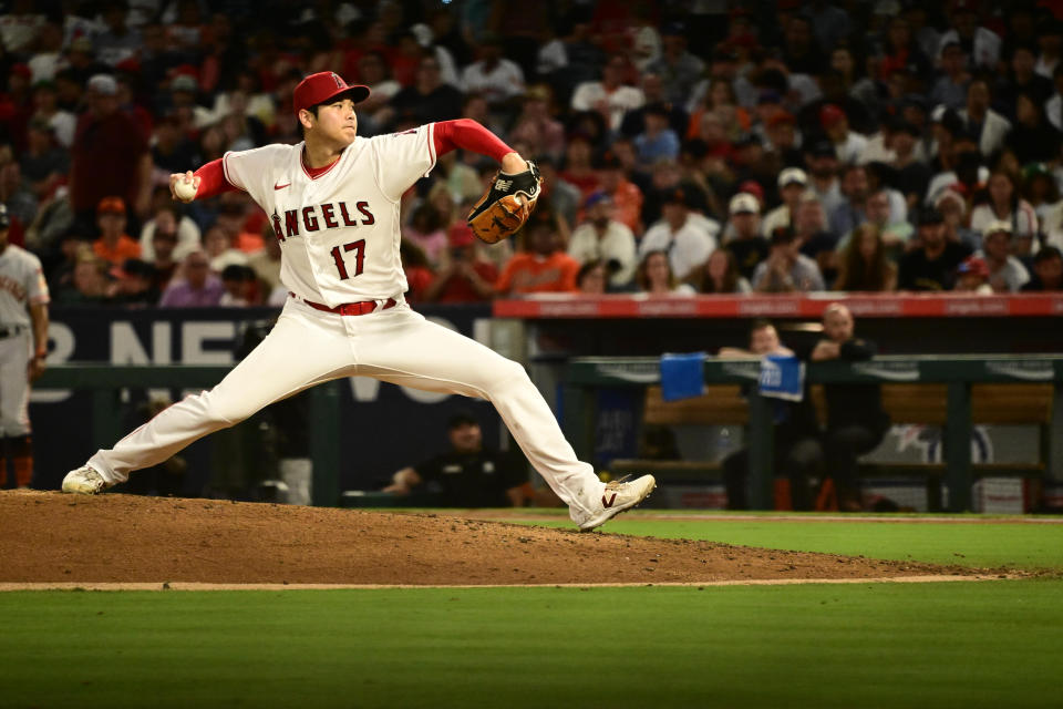 大谷翔平投球會受到影響嗎？（Photo by Kohjiro Kinno/Sports Illustrated via Getty Images) (Set Number: X164396 TK1）