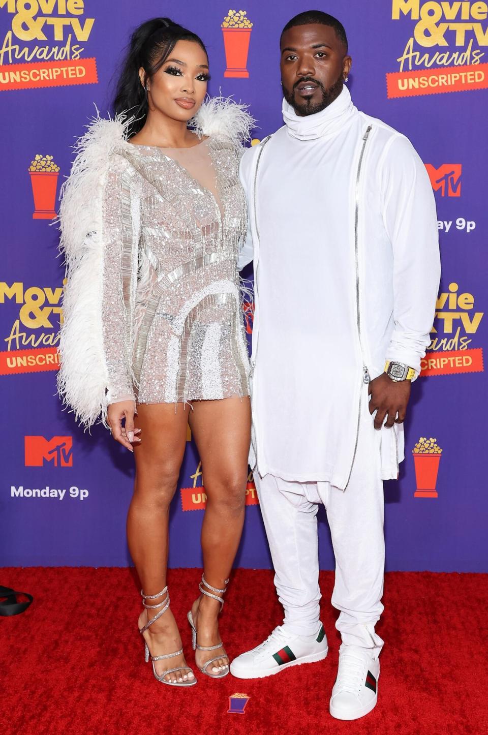 Princess Love and Ray J attend the 2021 MTV Movie & TV Awards: UNSCRIPTED