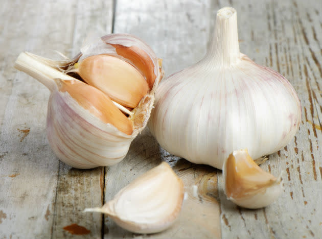 <b>Garlic </b>More than just a dash of garlic adds more than just flavour to your regular cooking. Whether it is Indian or continental cuisine, use this food to greatly enhance the culinary experience.