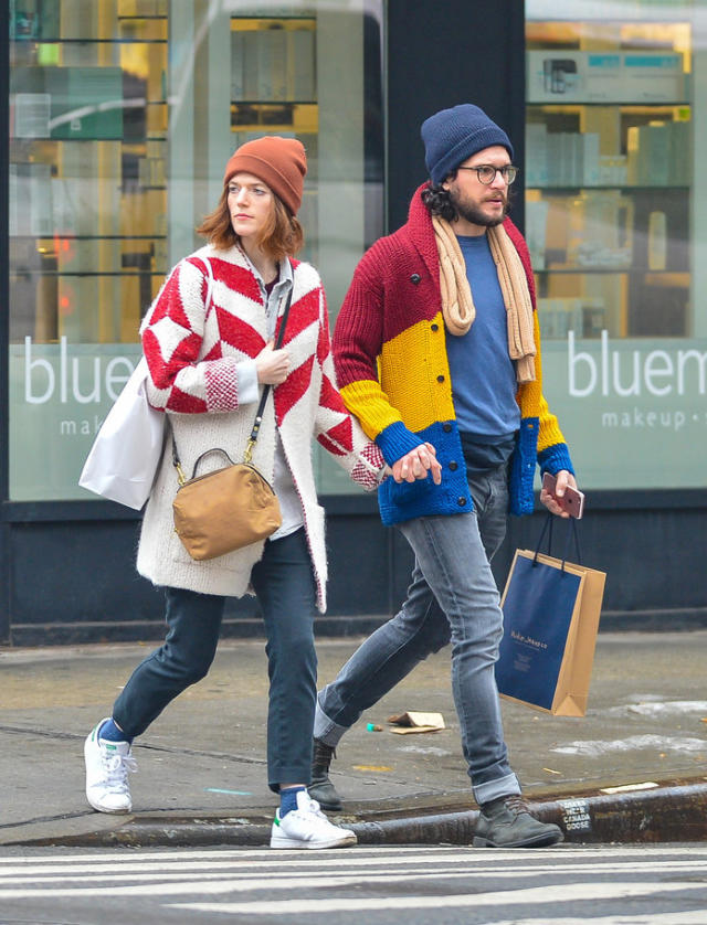 Kit Harington and Rose Leslie and Their Are More Than Ready for Winter