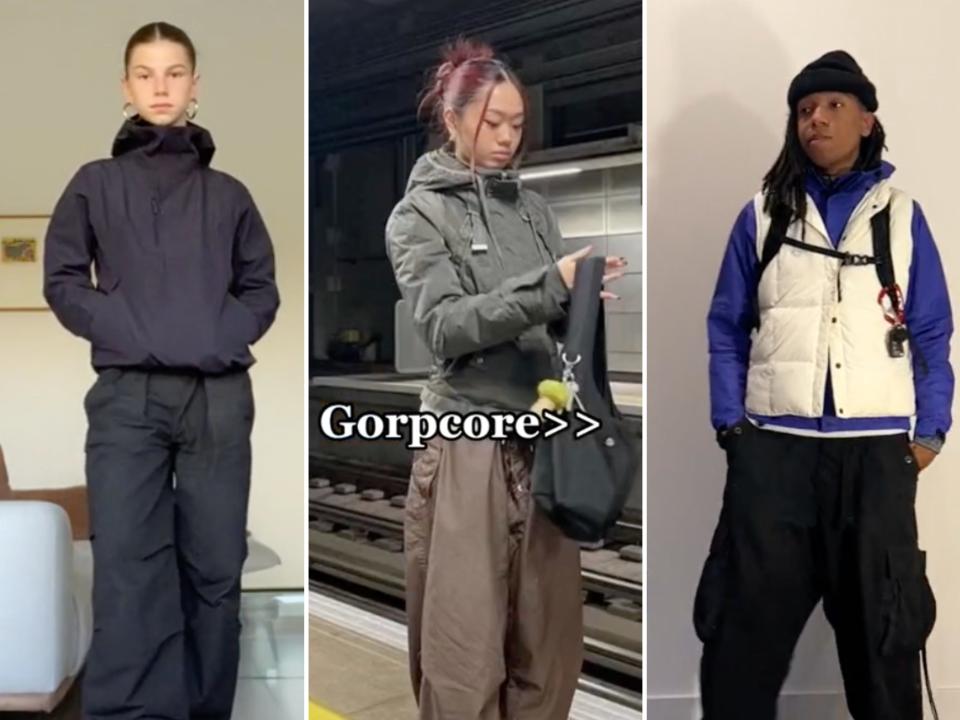 Gorpcore trend TikTok style aesthetic 2022