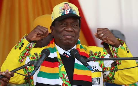 President Emmerson Mnangagwa - Credit: REUTERS