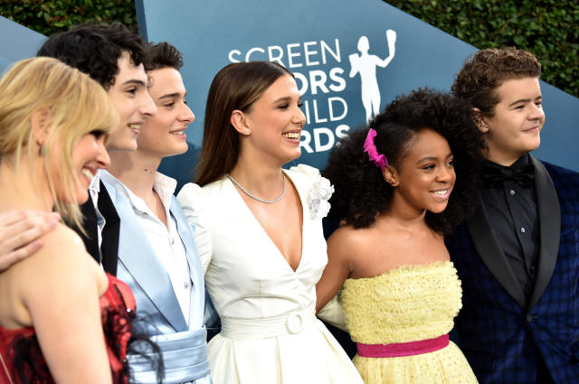 Millie Bobby Brown in Louis Vuitton, Screen Actors Guild Awards, 19/01/20