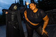 <p>at The Wizarding World of Harry Potter during Halloween Horror Nights at Universal Studios Hollywood on Sept. 10.</p>