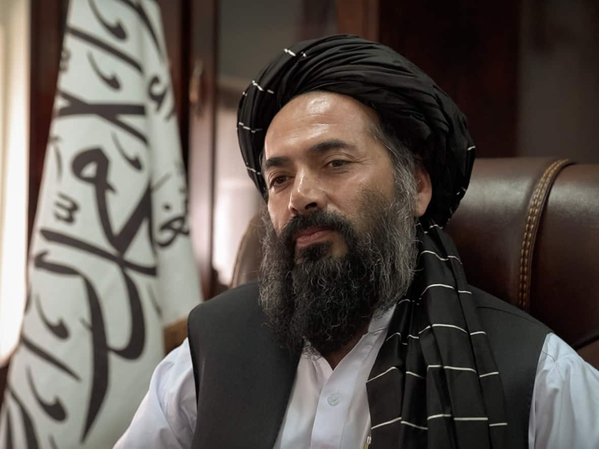 Abdul Ghafar Mohammadi took over as the police chief of Kandahar in August, when the Taliban seized the city. Under the former government, three of his predecessors were killed on the job. Most of the old Afghan police force abandoned their jobs after the Taliban took control. (Jared Thomas/CBC - image credit)