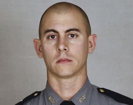 Kentucky State Trooper Joseph Cameron Ponder is seen in an undated picture released by the Kentucky State Police. REUTERS/Kentucky State Police/Handout via Reuters