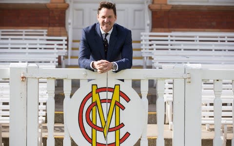 Guy Lavender at Lord's - Credit: Heathcliff O'Malley for The Telegraph