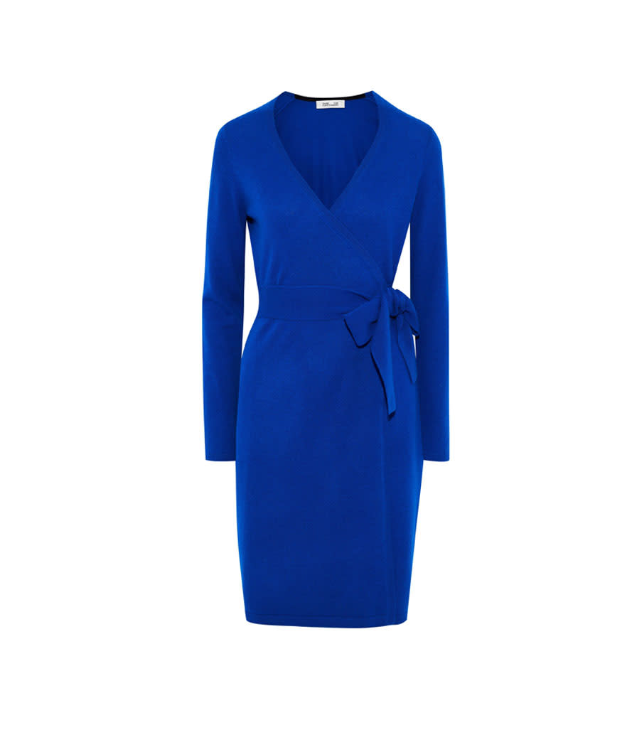 Diane Von Furstenberg New Linda Cashmere Wrap Dress (Photo: The Outnet)