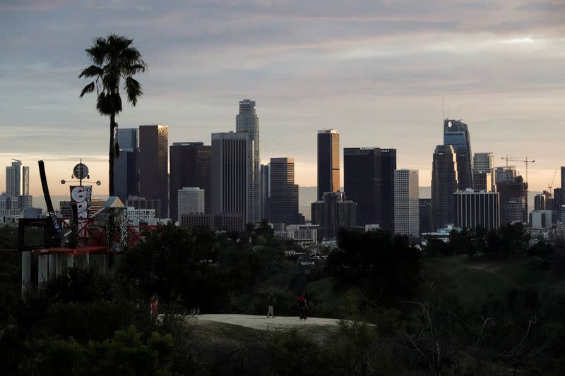 FILE PHOTO: Los Angeles prepares to host the Super Bowl