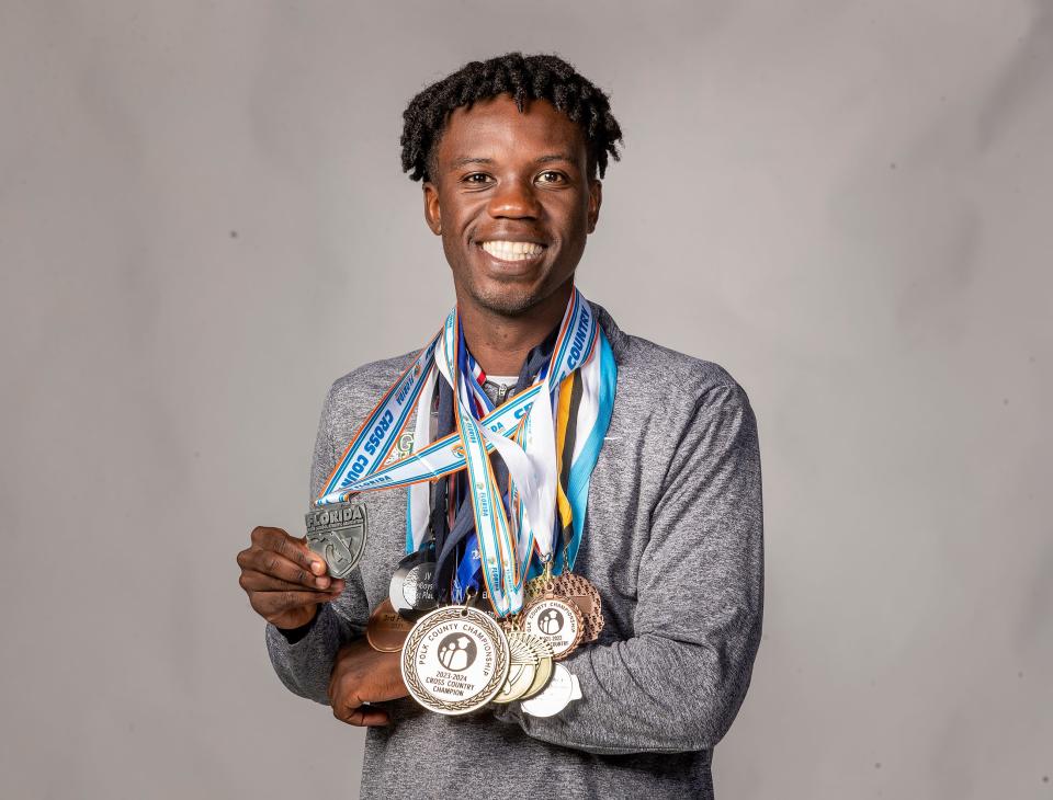 All County Boys Cross Country- George Jenkins High School Caden Baker in Lakeland Fl.. Wednesday November 29,2023.
Ernst Peters/The Ledger