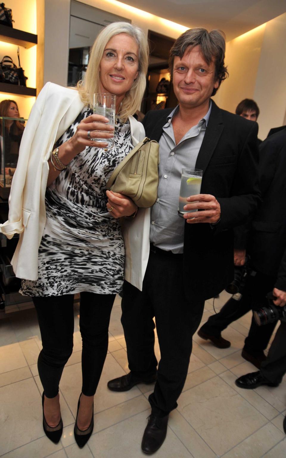 Tom Chapman and his wife Ruth Chapman, founders of Matches, at a reception hosted by Vogue and Burberry to celebrate the launch of Fashions Night Out in September 2009 (Dominic O'Neill)