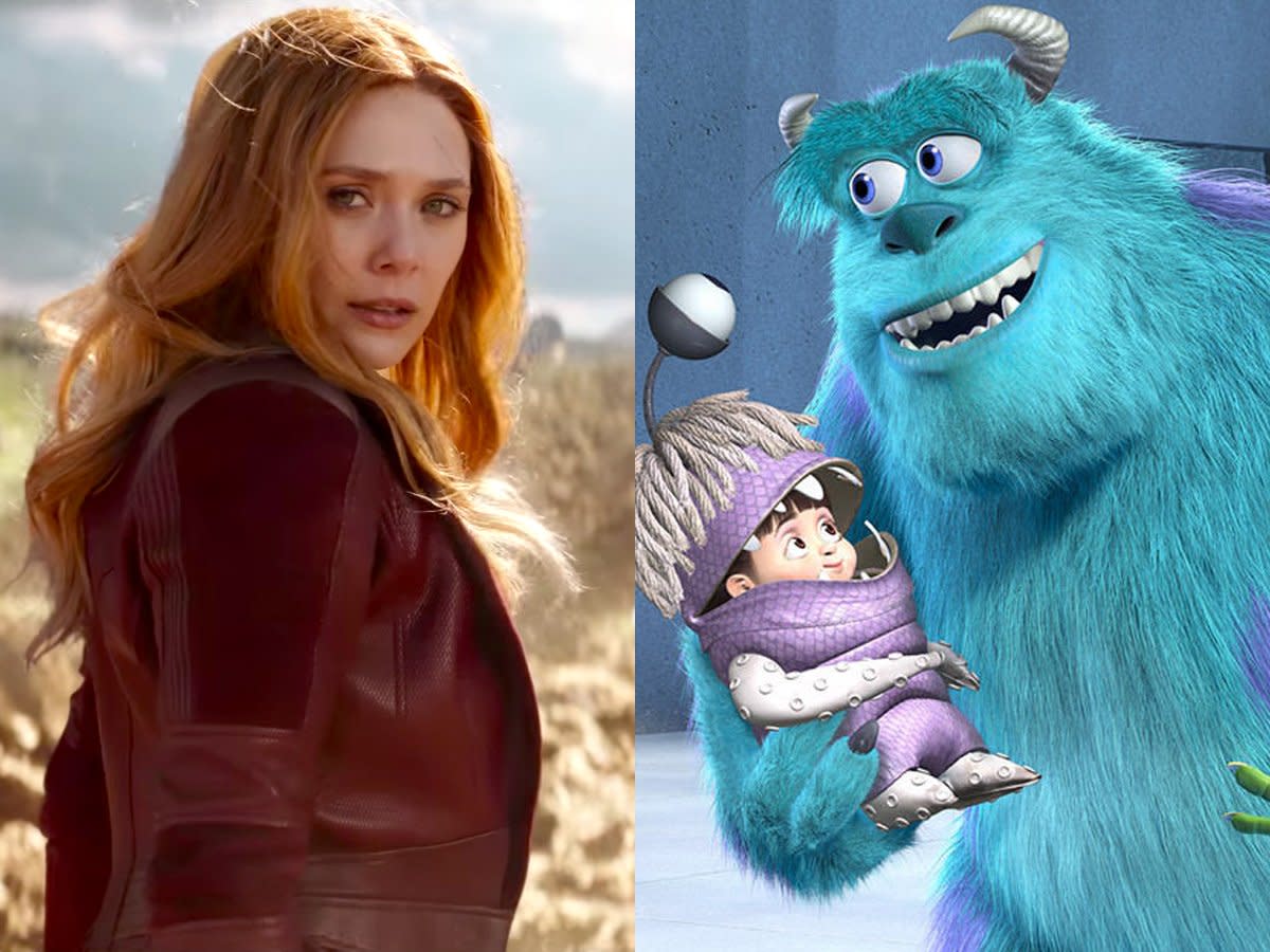 Wanda and Sully from Monsters Inc Disney Plus new TV shows 