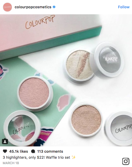 For the current ColourPop site wide sale, you can get 20 percent off of all your favorite makeup and try some new ones, too.