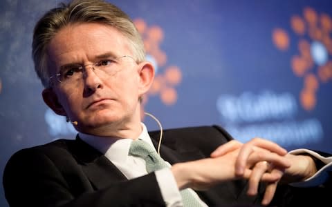 John Flint was named chief executive of HSBC last month - Credit:  GIAN EHRENZELLER