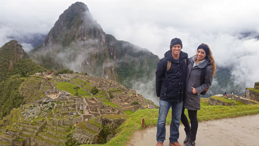 Megan Sullivan and her boyfriend Chris McNamara traveled to the New 7 Wonders of the World in just 13 days. Photo: Megan Sullivan