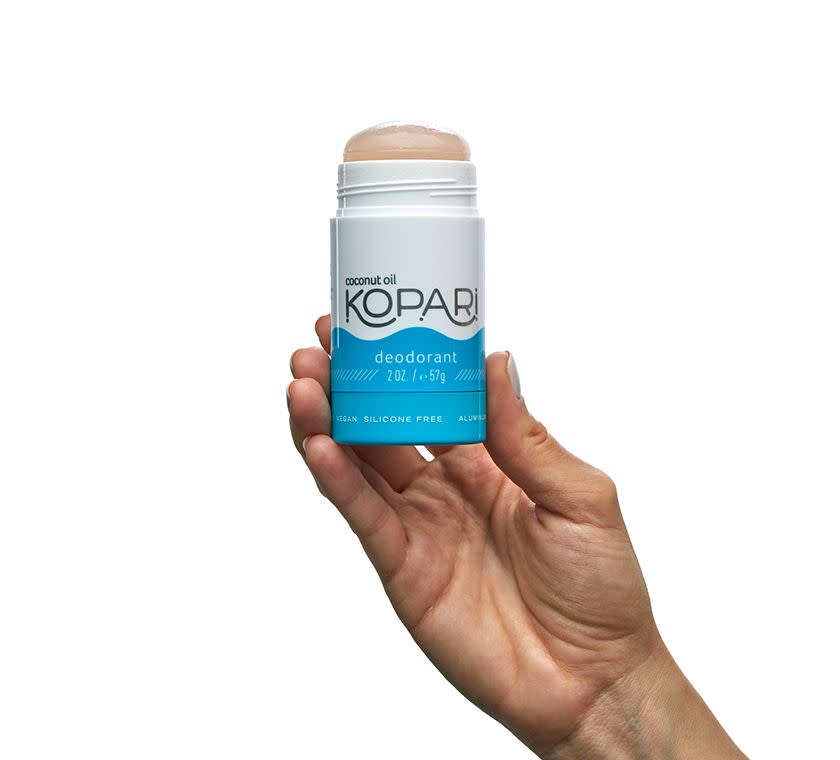 Most drugstore deodorant brands contain irritating ingredients like aluminum and baking soda that&rsquo;d make any wellness lover shudder. Fortunately, there are alternative deodorants made with all-natural ingredients like coconut oil. <strong><a href="https://www.sephora.com/product/coconut-deodorant-P429518?icid2=skugrid:p429518:product">Kopari&rsquo;s coconut oil deodorant﻿</a></strong> also includes coconut water and sage oil.