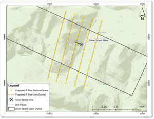 Proposed IP/Resistivity Survey at Silver Strand
