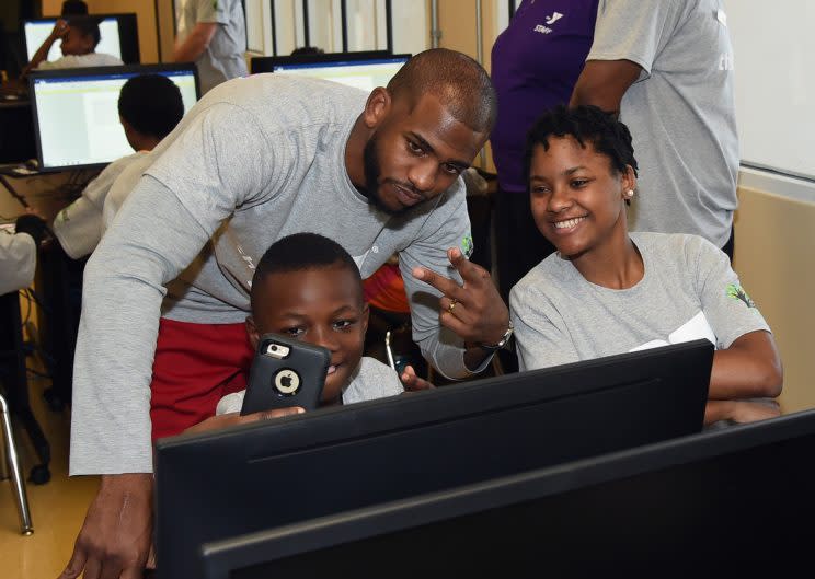 Chris Paul made a huge impact on Los Angeles both on and off the court. (Getty)