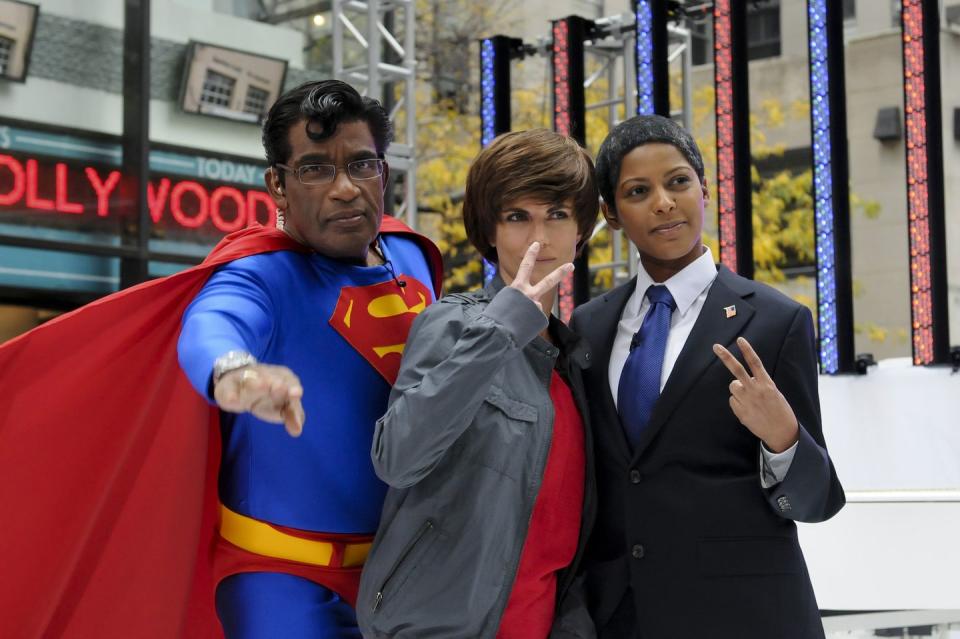 <p>In 2010, "Halloween on the Plaza" was all about honoring the pop-culture icons of the times, which included Superman (Al), Justin Bieber (Natalie), and former President Barack Obama (Tamron). </p>