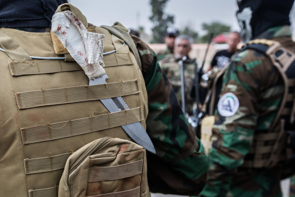 On patrol with the Iraqi militia hunting the last remnants of the Islamic State group