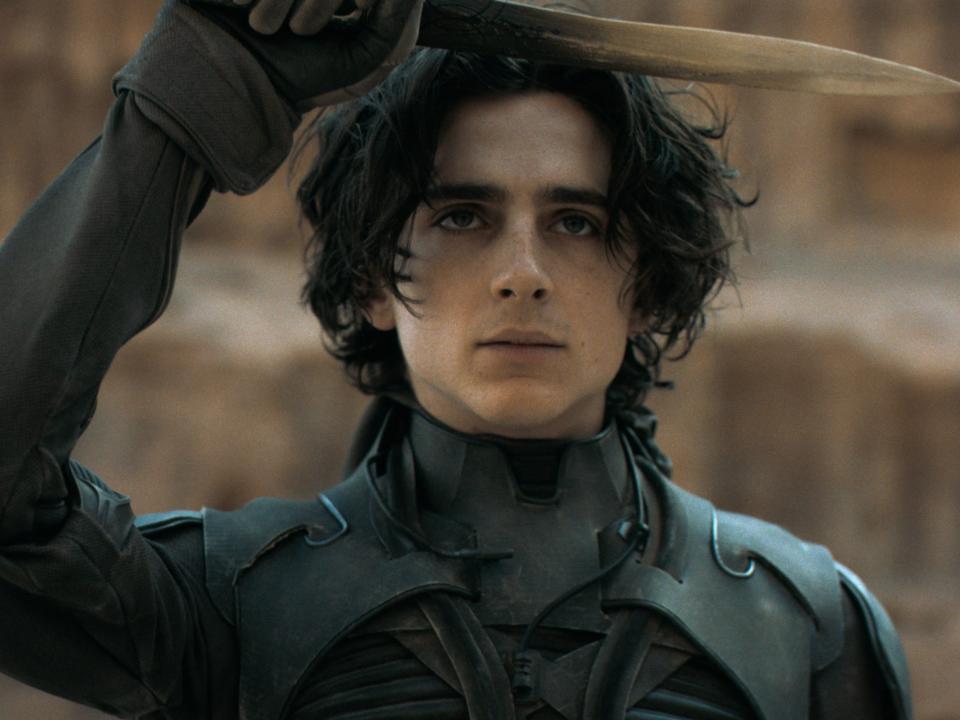 Timothée Chalamet as Paul Atreides in "Dune."