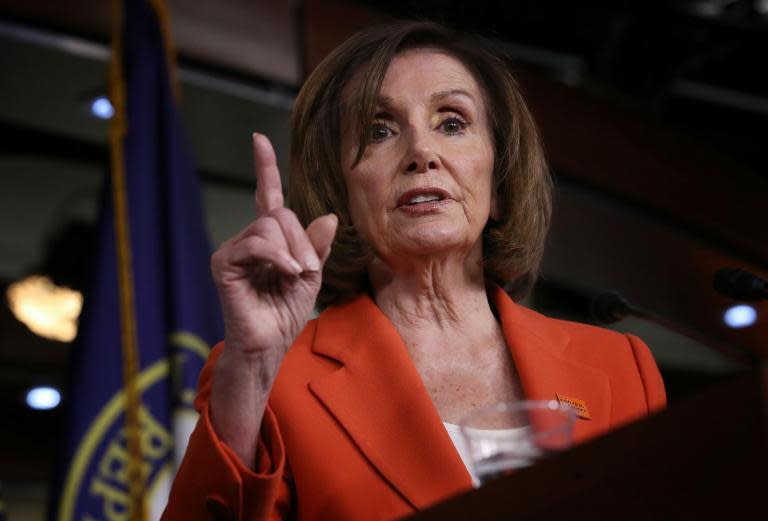 Nancy Pelolsi, the most powerful member of the Democratic Party, has reportedly told colleagues she wants to see Donald Trump “in prison”.At a meeting of senior members to discuss the possible impeachment of the president, the speaker of the House of Representatives was again urged to launch a censure investigation.But Ms Pelosi is said to have stood firm, telling colleagues: “I don’t want to see him impeached, I want to see him in prison.” According to Politico, Ms Pelosi remains insistent the best way to deal with Mr Trump is to defeat him at the 2020 election and then allow him to be prosecuted for any wrongdoings he may have done, once he loses the protection of presidential privilege.The reported comments from Ms Pelosi represent the latest episode in an increasingly emotional behind-the-scenes battle within the party on whether or not to press ahead with Mr Trump’s impeachment. House judiciary committee chairman Jerrold Nadler apparently urged Ms Pelosi to permit his committee to proceed with an impeachment inquiry, his second such report in recent weeks. Many in the party – especially the most recent intake of progressives Democrats – were elected on a vow to seek impeachment.Ms Pelosi is fearful impeachment would distract both the party and voters from the 2020 election. She fears it could rally his supporters and is mindful of the 1998 impeachment of Bill Clinton, when Republican speaker Newt Gingrich was forced to resign after his party lost five House seats in that year’s midterms, amid an apparent public backlash.Others say Ms Pelosi, now aged 79, is failing in her duty and misreading the mood of her party, if not the country at large.On Wednesday, Ms Pelosi told told reporters she felt no pressure to move towards impeachment“Make no Mistake. We know exactly what path we’re on….while that may take more time than some people want it to take, I respect their impatience,” she said.Mr Nadler told CNN he could push ahead with impeachment at a later date but that there was currently insufficient support among the party leadership. He is also pushing for a full, unredacted copy of Robert Mueller’s Russia report.“There does not appear to be support for it now. And we will see. The support may develop,” he said.Ms Pelosi’s office did not immediately respond to enquires about her reported comments.However, a spokesperson, Ashley Etienne, told the New York Post the speaker and other party members “had a productive meeting about the state of play with the Mueller report”.She added: “They agreed to keep all options on the table and continue to move forward with an aggressive hearing and legislative strategy, as early as next week, to address the president’s corruption and abuses of power uncovered in the report.”