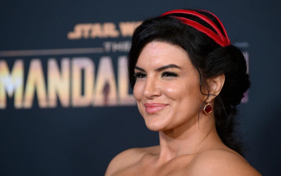 Gina Carano, former star of The Mandalorian - AFP