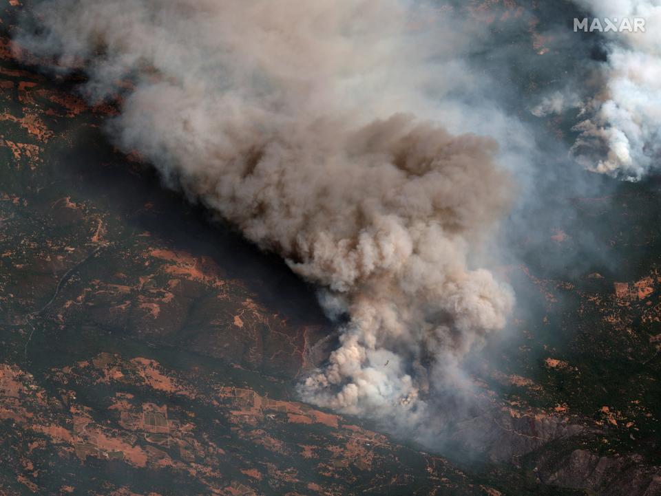 Caldor wildfire (via REUTERS)