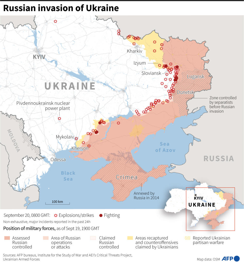 Russia now plans to formally annex four regions by holding referendums.