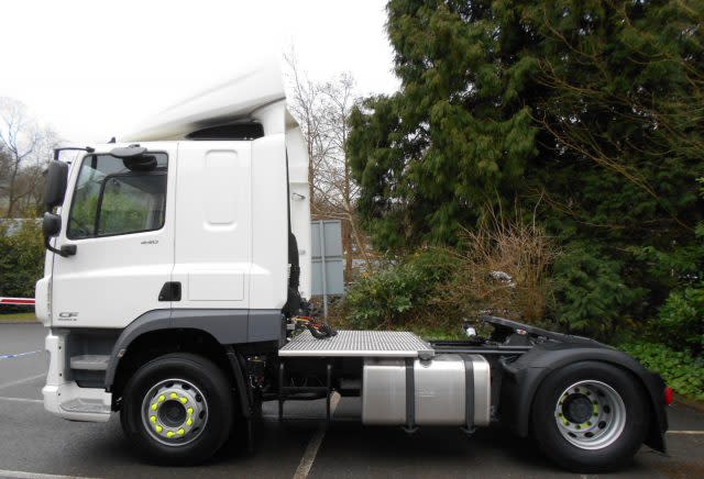 An unmarked HGV cab used to catch dangerous drivers