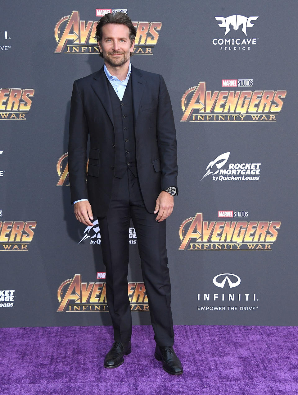Bradley Cooper at the LA premiere of ‘Avengers: Infinity War’