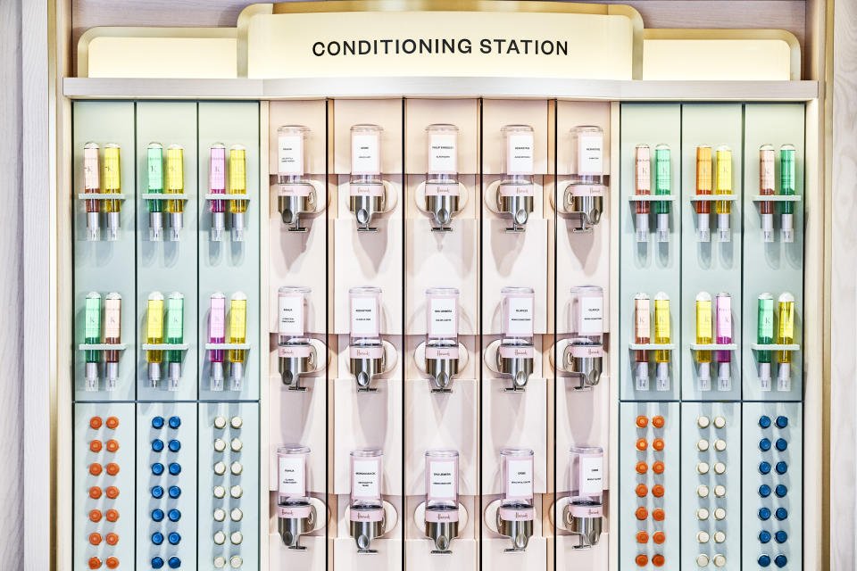 The Conditioning Station at Harrods’ new Hair and Beauty Salon. - Credit: Image Courtesy of Harrods/Julian Broad