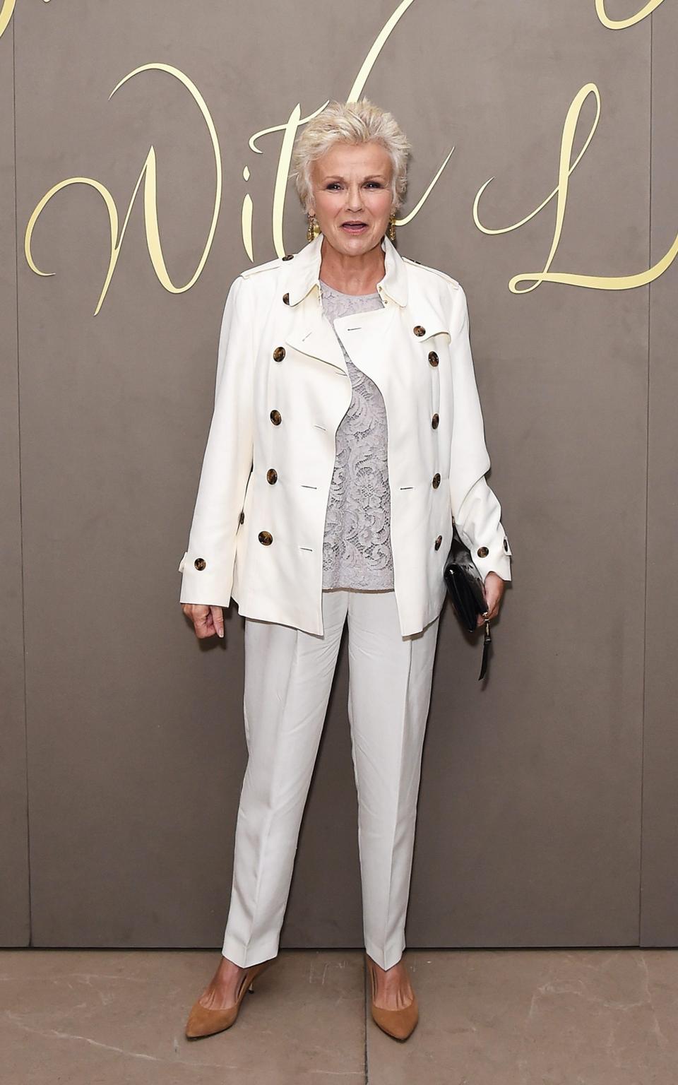 Dame Julie Walters  Burberry suit - 2015 David M. Benett