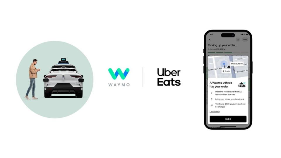 Uber攜手Waymo，以自駕車擴大美國亞利桑那州鳳凰城的餐飲外送服務