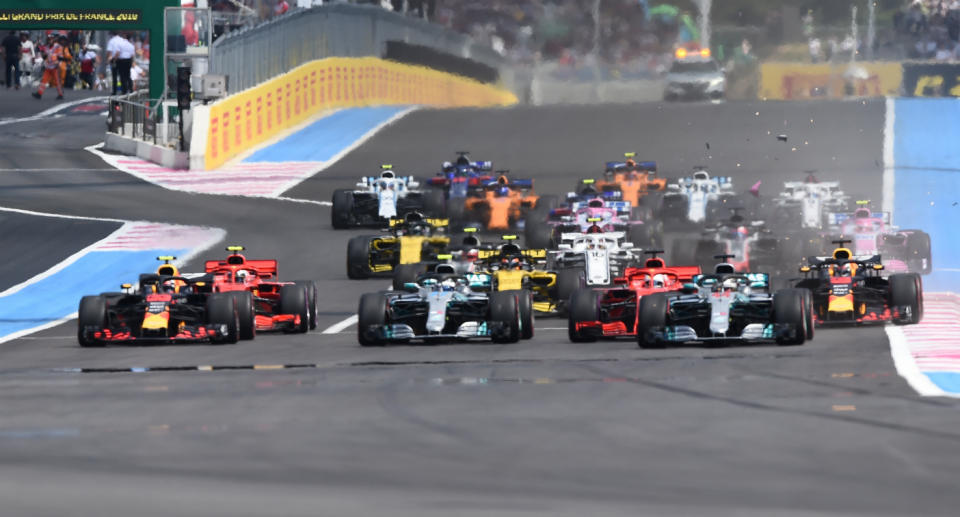 Départ chaotique au GP de France