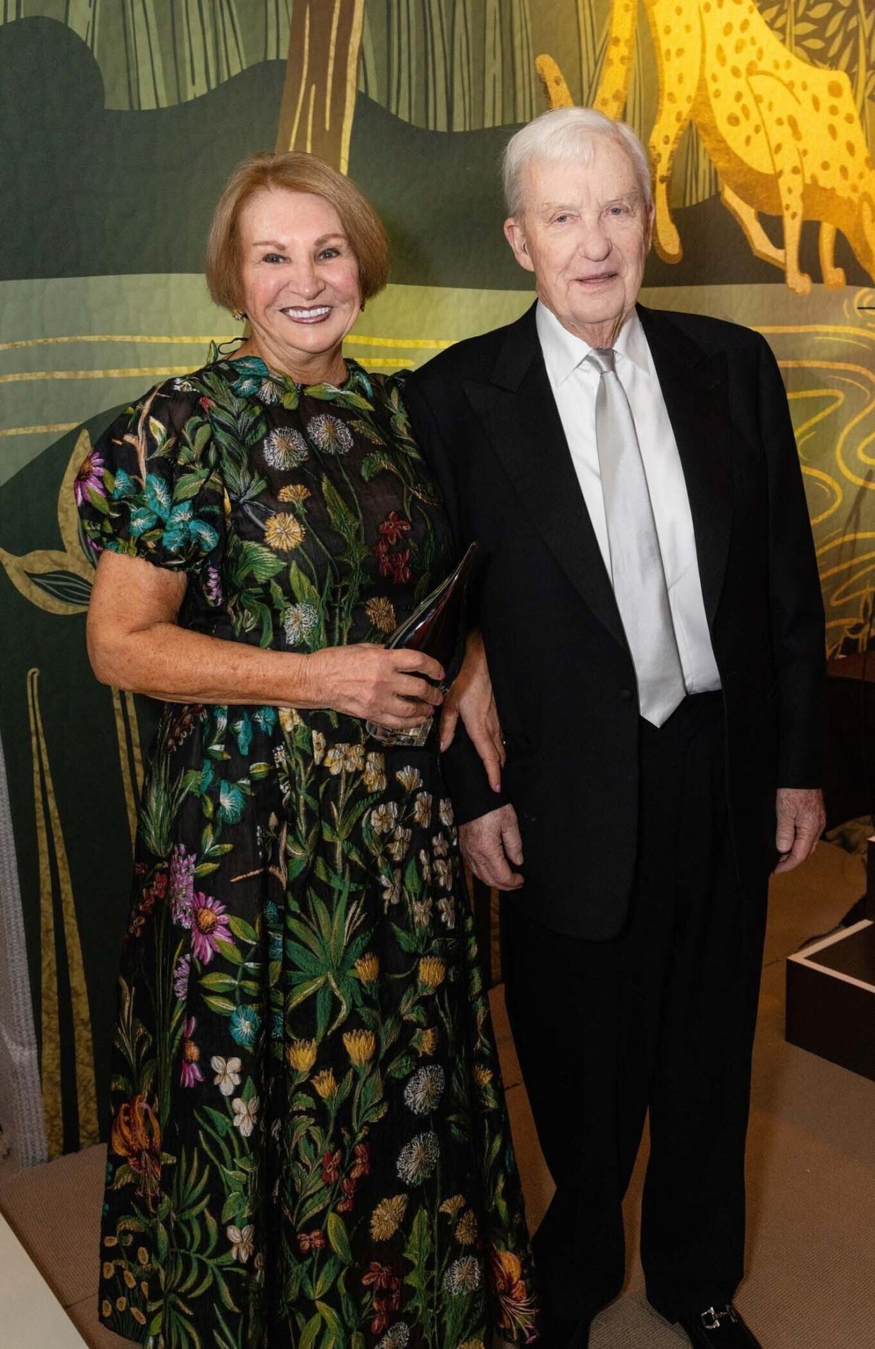 Patrick and Sandra Rooney were honored at the Palm Beach Zoo & Conservation Society annual gala in January.