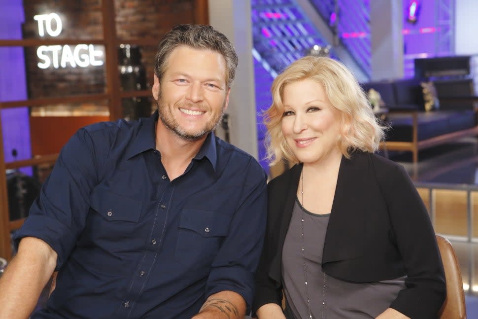 the voice blake shelton bette midler