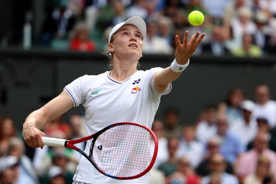 Elena Rybakina won the title at Wimbledon in 2022 (EPA)