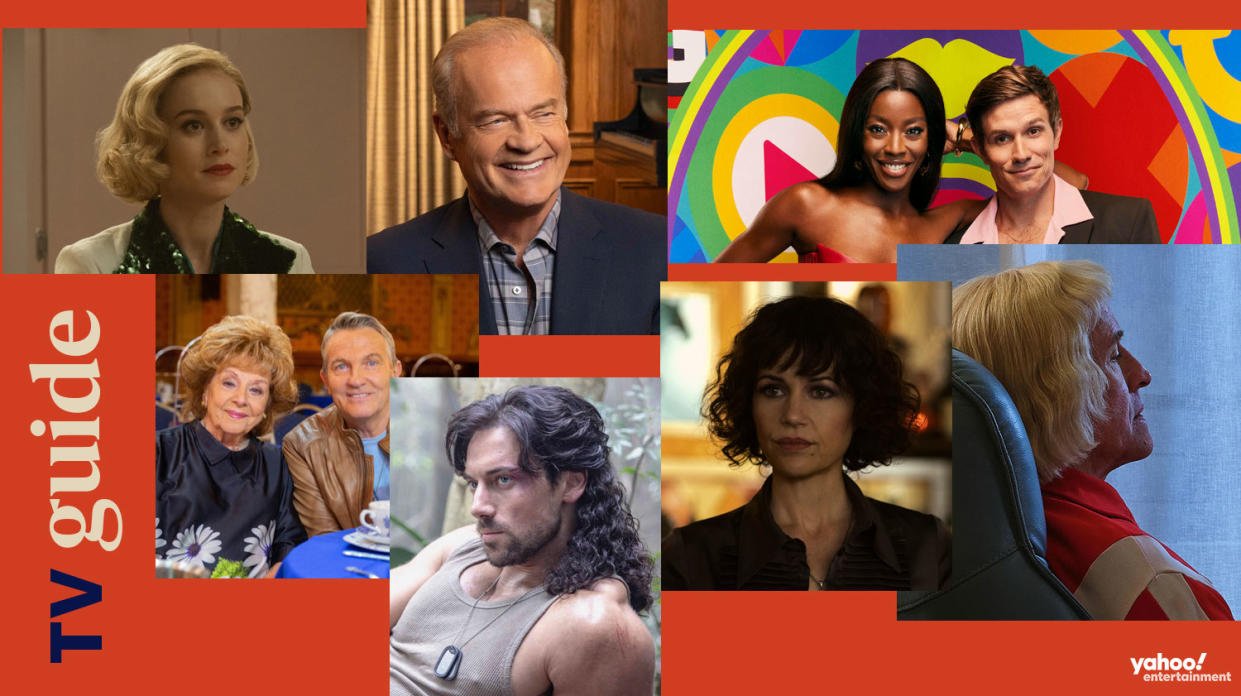 Wondering what to watch this week on UK TV? Frasier, Lessons in Chemistry, Big Brother and more are available (BBC/ITV/Netflix/Apple TV+/Paramount+)