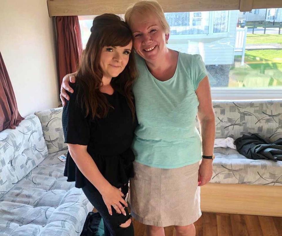 Amy with her mum Christine (PA Real Life)