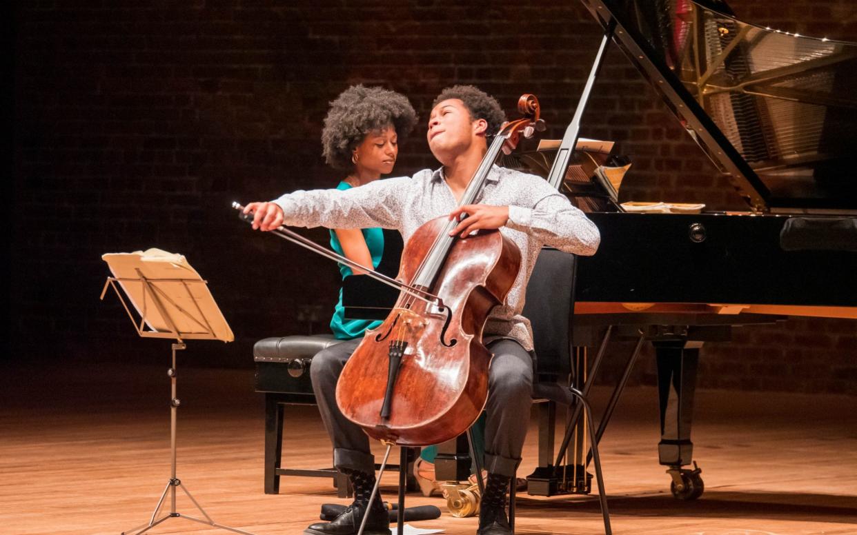 Sheku and Isata Kanneh-Mason perform cello and piano at Britain's first indoor classical concert season since lockdown - Beki Smith