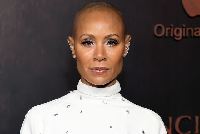 <p>Matt Winkelmeyer/Getty</p> Jada Pinkett Smith attends the Los Angeles premiere of 'Emancipation'