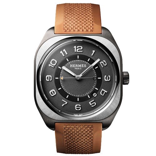 <p>H08 39 x 39 </p><p><a class="link " href="https://www.hermes.com/uk/en/product/hermes-h08-watch-39-x-39mm-W049628WW00/" rel="nofollow noopener" target="_blank" data-ylk="slk:SHOP;elm:context_link;itc:0;sec:content-canvas">SHOP</a></p><p>Described as the "most Hermès watch ever" (by Esquire, no less), the H08 is about as menswear-y and French as it gets without ceding 'prestige' to the old Swiss greats. Hermès still stands toe-to-toe with them. Except now, there's a satin-brushed titanium wash that is an extension of, and not a detachment from, the respected aesthetic of creative director Véronique Nichanian. She's been in the job for 30 years for a reason.<br></p><p>£4,440; <a href="https://www.hermes.com/uk/en/product/hermes-h08-watch-39-x-39mm-W049628WW00/" rel="nofollow noopener" target="_blank" data-ylk="slk:hermes.com;elm:context_link;itc:0;sec:content-canvas" class="link ">hermes.com</a></p>