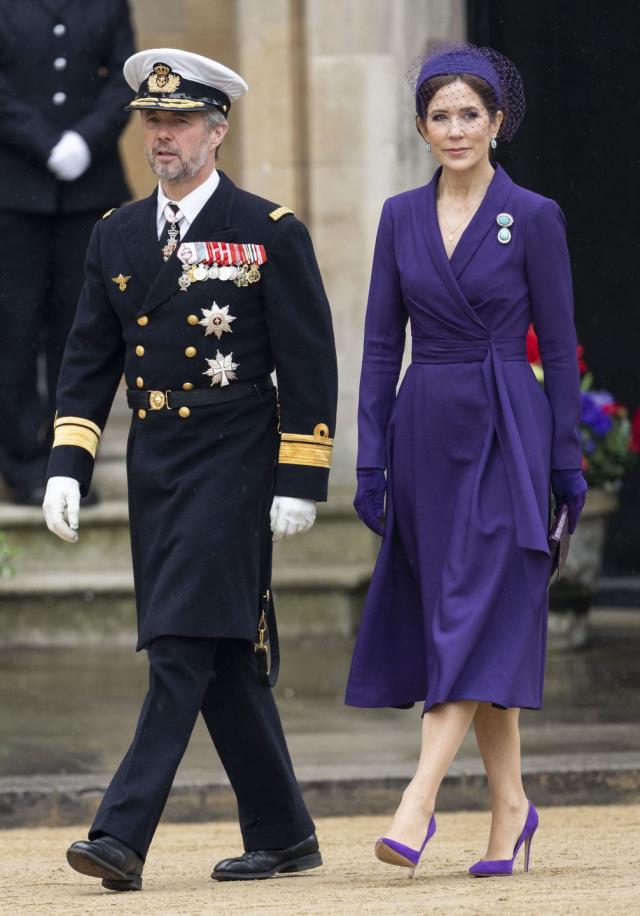 Queen Letizia Appeared At King Charles III's Coronation in a Chic Pink  Ensemble