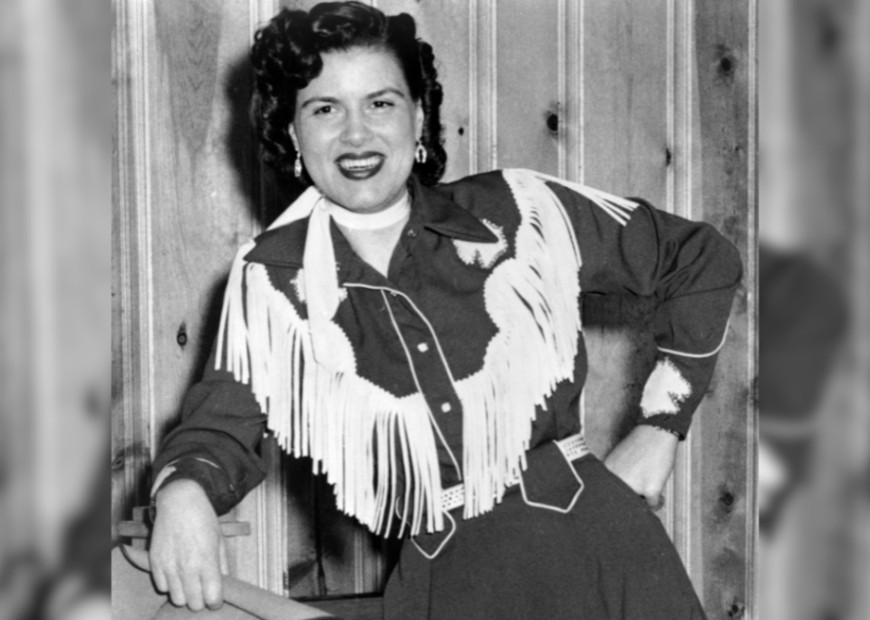 Patsy Cline poses for a portrait.