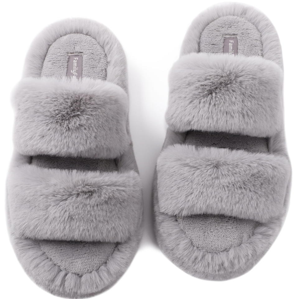 <p><a href="https://go.redirectingat.com?id=74968X1596630&url=https%3A%2F%2Fwww.walmart.com%2Fip%2FFamilyFairy-Women-s-Fluffy-Faux-Fur-Slippers-Comfy-Open-Toe-Two-Band-Slides-with-Fleece-Lining-and-Rubber-Sole%2F1046410848&sref=https%3A%2F%2Fwww.countryliving.com%2Fshopping%2Fgifts%2Fg46104517%2Flast-minute-walmart-gifts%2F" rel="nofollow noopener" target="_blank" data-ylk="slk:Shop Now;elm:context_link;itc:0;sec:content-canvas" class="link ">Shop Now</a></p><p>Women's Fluffy Faux Fur Slippers</p><p>walmart.com</p><p>$12.99</p><span class="copyright">Walmart</span>